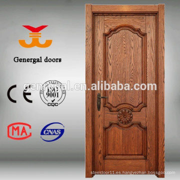 Cubierta de chapa de Mdf CE pintura de la puerta de madera acabada